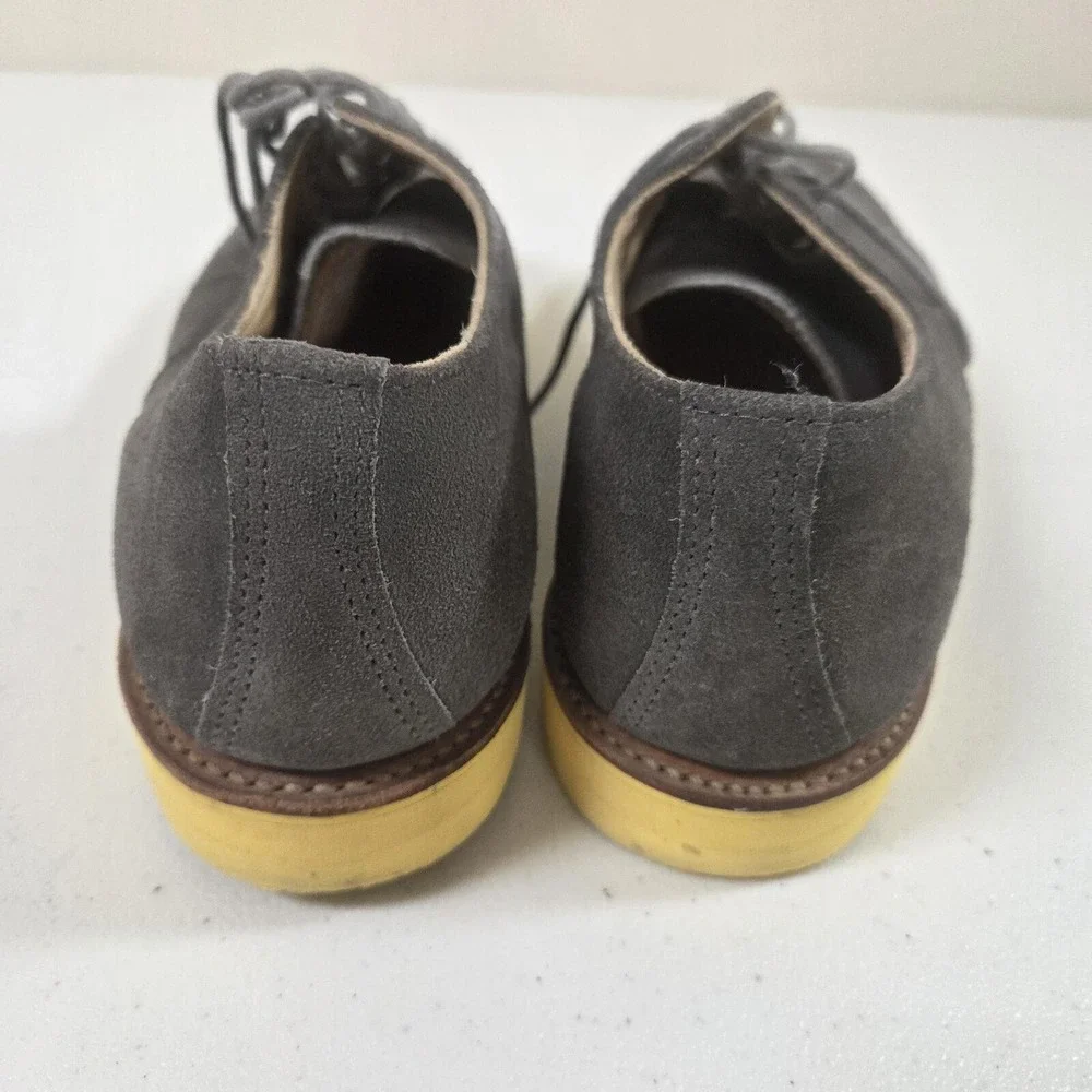 Walk-Over Men's Suede Lace-Up Oxfords Size 10 M Gray